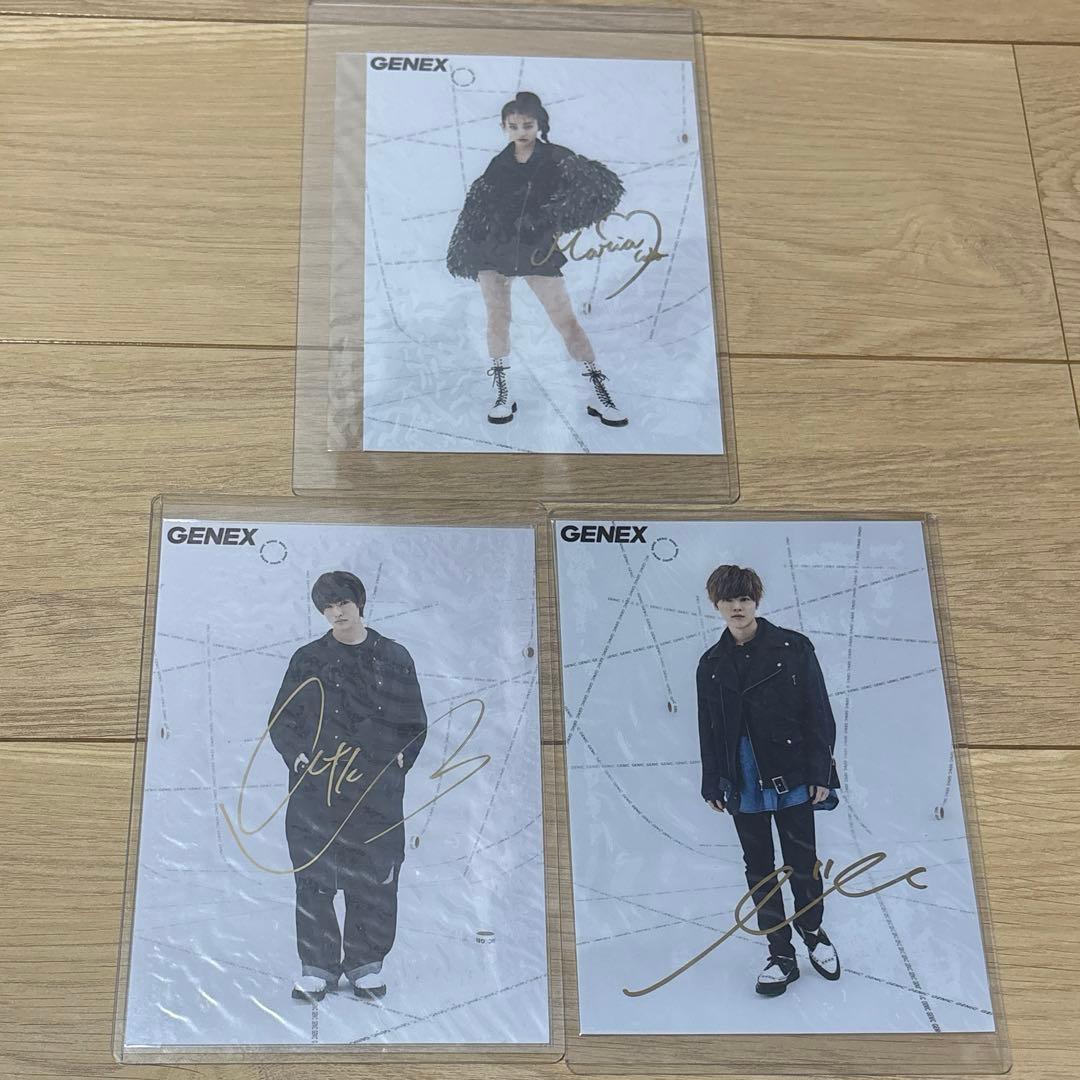 GENIC メンバー直筆サイン入り2Lサイズ生写真セット