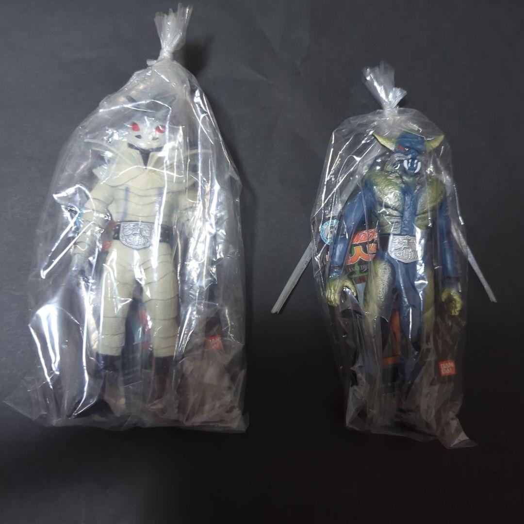 【新品・未使用】仮面ライダー　ソフビ　 ザンジオー　&　狼男