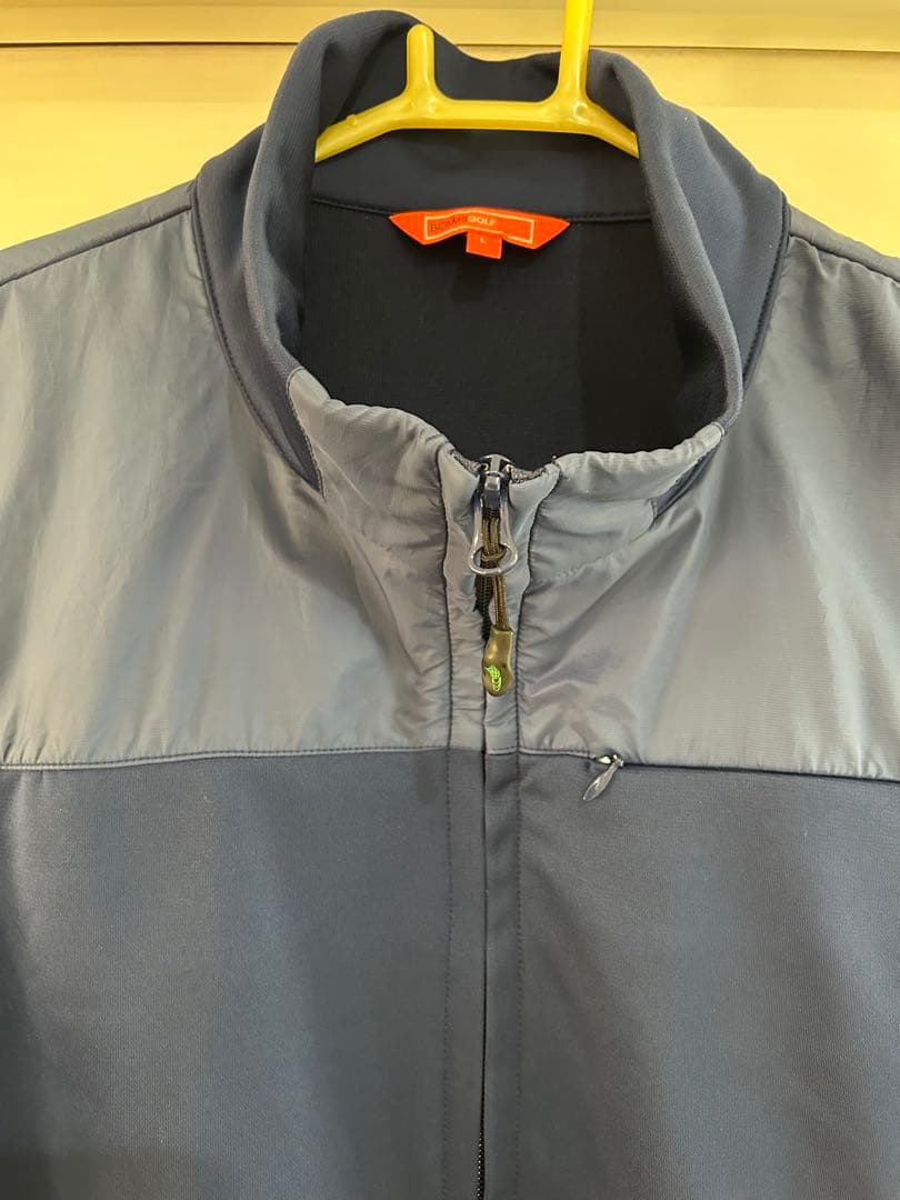 BEAMS GOLF ジップベスト(L)ネイビー・ビームスゴルフ