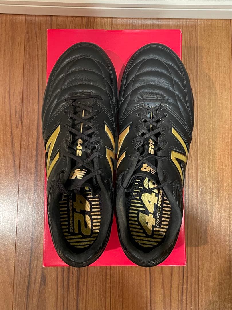 【美品】ニューバランス サッカースパイク カンガルー 442 V2 PRO HG