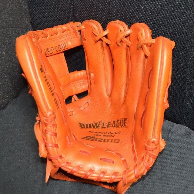 【リペア済み】Mizuno BEWL LEAGUE 一般軟式　野球グローブ