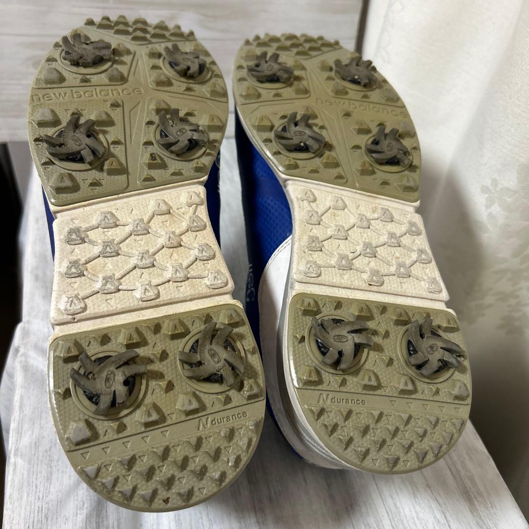 NB★ニューバランス/ゴルフシューズ★ダイヤル式スパイク★25.5cm★BOA