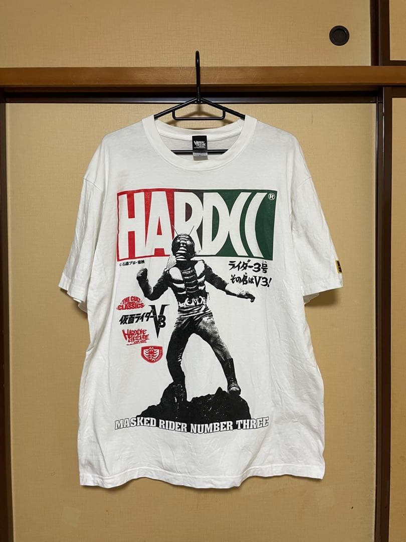 ハードコアチョコレート　Tシャツ　仮面ライダーV3 宮内洋　風見志郎　サイズXL