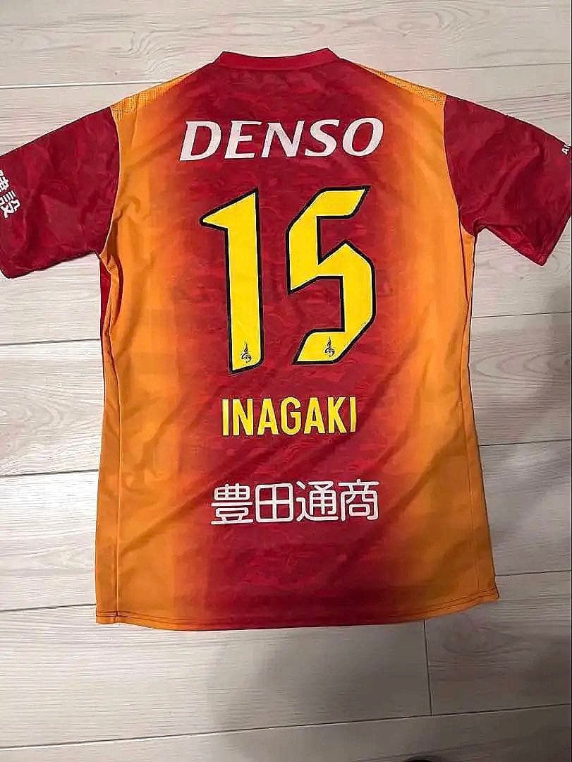 百年構想リーグ 名古屋グランパス オーセンティックユニフォーム　稲垣祥　2XL